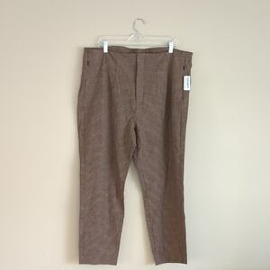 NWT Size 20 Old Navy Extra High-Rise Polished Pixie Skinny Houndstooth Pants